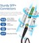 H!Fiber H!Fiber SFPCable, 10G SFPDAC, 0.5m (0.5mPassive Direct Connect Copper Twinax Cable for Cisco SFP-H10GB-CU0.5M, Ubiquiti UniFi UC-DAC-SFP, Meraki, Mikrotik, Intel, Fortinet, Netgear,