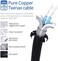 H!Fiber H!Fiber SFPCable, 10G SFPDAC, 0.5m (0.5mPassive Direct Connect Copper Twinax Cable for Cisco SFP-H10GB-CU0.5M, Ubiquiti UniFi UC-DAC-SFP, Meraki, Mikrotik, Intel, Fortinet, Netgear,