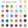 MIKA3D 3D Pen/3D Printer Filament,1.75mm PLA Filament 32 Colors Mika32PLA10 36
