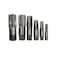 Drill America - DWTPT1/8-1SET 6 Piece NPT Pipe Tap, Carbon Steel, DWTPT Series Set, 1/8", 1/4", 3/8", 1/2", 3/4" and 1" in Wooden Case