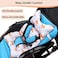 KAKIBLIN Toddler Car Seat Insert, Baby Stroller Liner Head and Body Support Pillow, Toddler Seat Pad Carseat Neck Support Cushion for Toddler, Fox