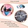 KAKIBLIN Toddler Car Seat Insert, Baby Stroller Liner Head and Body Support Pillow, Toddler Seat Pad Carseat Neck Support Cushion for Toddler, Fox