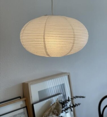 TopAAA White Round Paper lantern 16&rdquo;, Chinese Japanese Pendant Hanging Lamp Shade Easy to assemble (White-16inch-2PCS
