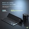 Geyes Folding Bluetooth Keyboard, Foldable Wireless Keyboard with Portable Pocket Size, Aluminum Alloy Housing, for iPad, iPhone,Android Devices, and Windows Tablets, Laptops and Smartphones