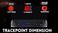 LeFix Replacement Pack 3 Low Profile Trackpoint Red Caps for Lenovo Thinkpad T450s X240 X250 X260 X240S T440 T450 T440S T540 W540 E440 E450 E460 E550