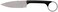 Cold Steel BirdGame 3.5" Lightweight Durable Japanese AUS8A Stainless Steel Fixed Blade Drop Point Outdoor Hunting Neck Knife, Resistant Secure-Ex Sheath