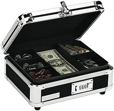 Vaultz Cash Box, Black