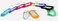 HoAoOo Key Tag Assorted Color Plastic Coded Key ID Label Tags Split Ring Keyring - with Label Window Ring Holder (200, 200 Key Tags, L