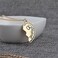 ShiQiao Gifts for Daughter Mom 2pcs Mother Daughter Split Broken Heart Pendant Necklace Set Family Mom Daughter Gifts from Mother Daughter Gold