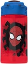 Zak Designs Marvel Kids Spout Cover and Built-in Carrying Loop Made of Plastic, Leak-Proof Water Bottle Design (16 oz, BPA-Free, Spider-Man