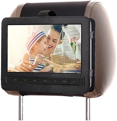 ZugGear DVD Player Headrest Mount Holder Portable DVD Player Mount Car Back seat Headrest Holder for SwivelFlip Portable DVD Player 10 inch to10.5 inch