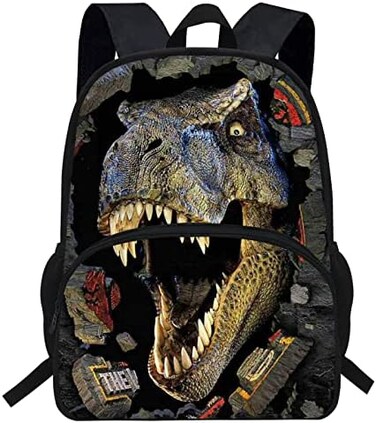 VEEWOW 16-Inch Popular Animal Backpack Horse Pattern Children School Bags