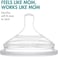 Boon B11225 REUsable Silicone Pouch, Air-Free Feeding, 8 Ounce With Stage 2 Nursh Baby Bottles, 3 Count (Pack Of 1, Blue