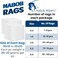 Nabob wipers New Premium White T-Shirt Knit Rags, 100% Cotton, Cloth Rags, Excellent for General Cleaning, Spills,Home,Staining,Polishing, Bar MopMore (White Knit, 1 Lb Bag