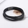 murtoo Men's Leather Bracelet Stainless Steel Magnetic Stainless Steel Bracelet Packaging