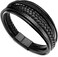 murtoo Men's Leather Bracelet Stainless Steel Magnetic Stainless Steel Bracelet Packaging