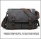 Taoqiao Vintage Canvas Messenger Bag Large Book Laptop Shoulder Bag Women Men New