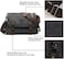 Taoqiao Vintage Canvas Messenger Bag Large Book Laptop Shoulder Bag Women Men New