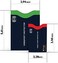 Boxiki Travel RFID Blocking Sleeves, 20-Pack Set, Color Coding System, Identity Theft Prevention RFID Card Holder And Credit Card Protector (15 Credit Card Sleeves5 Passport Holders(Navy Blue