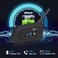 EJEAS V6 Motorcycle Helmet Bluetooth Intercom Full Duplex 1200M BT Interphone Headset Water Resistant Communication System for 6 Riders (Single
