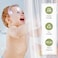 Amazer Clear Shower Curtain Liner, 72 x 84 Inches, PEVA 5G Stall Plastic Shower Curtain Liner for Bathroom with 3 Magnets, Tall Shower Curtain Liner 84 Inches Long