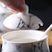 123Arts Ceramics Marbling Sugar Salt Pepper Storage Jar Seasoning Pot with Lid And Spoon