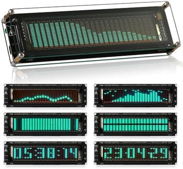 Douk Audio Nobsound Music Spectrum 15 Level Indicator VU Meter Screen Amplifier VFD LED Display