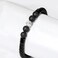 Ckysee Healing Balancing Genuine Leather Beads Bracelet Magnetic Clasp Bracelet 8.5
