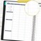 Poluma 2025 Weekly Appointment Book - Appointment Book 2025, Jan 2025 - Dec 2025, Daily/Hourly Planner with Tabs, 15 Minutes, 8.26" x 10.7", Wirebound - Black