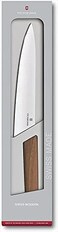 Victorinox Swiss Modern Chef's Knife - Kitchen Knife for Cutting Meat, FruitVegetables - Premium Kitchen Accessories - Walnut Wood Handle, 8.5