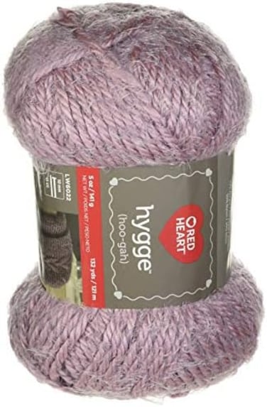 RED HEART Hygge yarn, 5oz, Lavender 5 Fl Oz