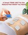 TENKER TENS EMS Unit Muscle Stimulator, 24 Modes TENS Machine for Pain ReliefMuscle Strength Rechargeable Electronic Pulse Massager with 2"x2" and 2"x4" TENS Unit Electrode Pads Sliver