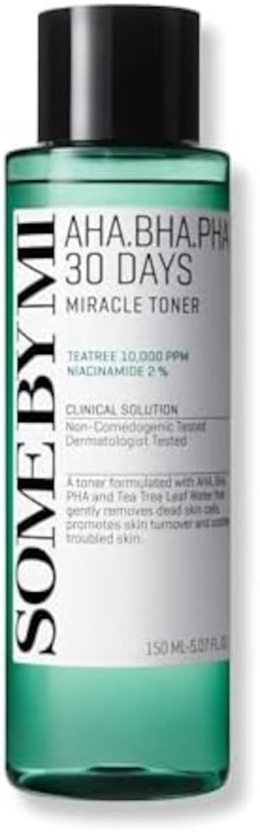 Some By Mi AHA-BHA-PHA 30 Days Miracle Face Toner150mlFor Exfoliating, Moisturizing, Rejuvenating Face
