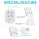 مجموعة AlltroLite من 4 مصابيح - مصابيح Alltro المحمولة اللاسلكية بتقنية COB LED، مصابيح ليلية LED تعمل بالبطارية، مفتاح إضاءة لاسلكي بتقنية COB LED، مناسبة للاستخدام تحت الخزائن والرفوف والدواليب والم