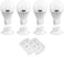 مجموعة AlltroLite من 4 مصابيح - مصابيح Alltro المحمولة اللاسلكية بتقنية COB LED، مصابيح ليلية LED تعمل بالبطارية، مفتاح إضاءة لاسلكي بتقنية COB LED، مناسبة للاستخدام تحت الخزائن والرفوف والدواليب والم