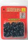 Pegitz Pegboard Peg Locks 50PCS (1/4 inch, Black