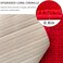 Eanpet Chenille Bath Mat Non-Slip Microfiber Floor Mat Baby Bath Mat for Kids Ultra Soft Washable Bathroom Dry Fast Water Absorbent Shower Mat Area Rugs 16" x 24" Red 43397-15248