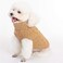 Mihachi Turtleneck Dog Jumper - Dog Sweater Winter Coat Apparel Classic Cable Knit Clothes with Leash Hole for Cold Weather