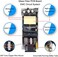 محول طاقة COOLM 48V 2A - تيار متردد 100-240 فولت، تيار مستمر 48V2A، خرج طاقة 96 واط، واجهة محول طاقة 5.5 × 2.5 مم لمفتاح PoE/حاقن PoE