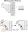 vmaisi Magnetic Cabinet Locks Baby Proofing - 20 Pack Children Proof Cupboard Drawers Latches - Adhesive Easy Installation