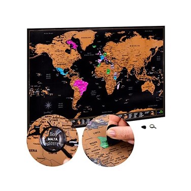 من إنتاج أطلس

خريطة العالم الخضراء القابلة للخدش من أطلس، كبيرة الحجم 70×42 سم، ملصق خريطة العالم فائق التفصيل - جميع الولايات الأمريكية. مجموعة ملحقات خريطة العالم القابلة للخدش، أنبوب هدايا. لوحة ج