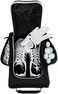 Murray Sporting Goods Stripe Golf Shoe Bag - Zippered Golf Shoe Carrier with Mesh Ventilation - Side Pockets for Golf Accessories