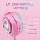 SOMIC SOMIC G951pink Gaming Headset for PC, PS4, Laptop: 7.1 Virtual Surround Sound Detachable Cat Ear Headphones LED, USB, Lightweight Self-Adjusting Over Ear Headphones for Girlfriend Women