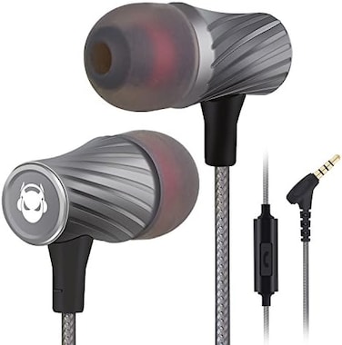 MINDBEAST Super Bass 90%-Noise Isolating Earbuds with Microphone and Case-Amazing Sound Effects and Game Experience for Women, Men, Kids-Headphone Jack Compatible with Apple, Samsung, Sony, Xbox