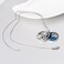YFN Compass Pendant Necklace Navy Anchor Travel Map Necklace for Women Men