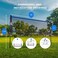 مجموعة GSE Games & Sports Expert الكاملة لتنس الريشة، مجموعة ألعاب رياضية خارجية لأربعة لاعبين مع شبكة تنس ريشة محمولة، وأربعة مضارب تنس ريشة، وثلاث كرات تنس ريشة، وحقيبة حمل (نمطان).