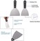 QEES 7 PCS Drywall Tools,Putty Knife,Paint Scraper Tool With Storage Bag,Stainless Steel Putty Knife Set,Drywall Scraper Spackle Taping Knife For Spreading Drywall Spackle Mud, Taping,Repairing wall