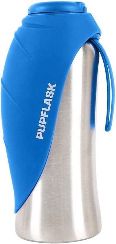 Tuff Pupper PupFlask Large Dog Water Bottle27 OZ Stainless SteelPortable Pet Water DispenserLeak Proof Bottle Dog Breeds