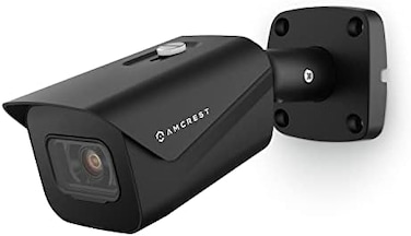 Amcrest UltraHD 4K (8MPOutdoor Bullet Security IP POE Camera, 98ft NightVision, 2.8mm Lens, IP67 Weatherproof, 256GB MicroSD Recording, Black (IP8M-2496EB-V2
