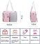 SteamedBun Ita Bag Heart Japanese Bags Large Shoulder Purse Anime Satchels for Cosplay, Pink